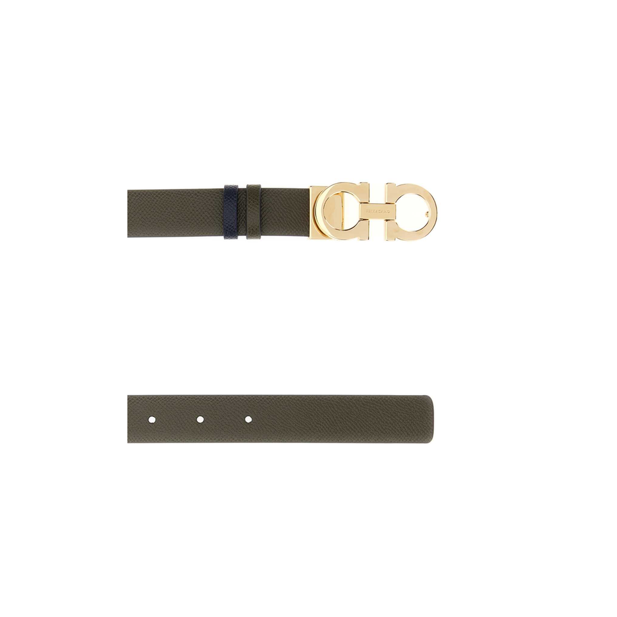 MAYFEYR - Ferragamo - Donna H 25 Army Green Belt - 23A565796237NEWOLINEWNAV