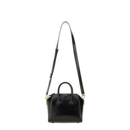 Antigona Mini Calfskin Handbag - Black