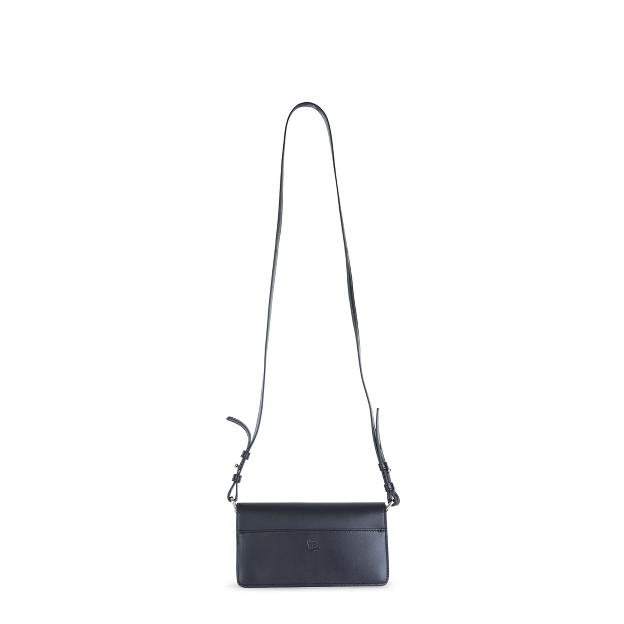 Bettina Mini Leather Crossbody Bag - Black