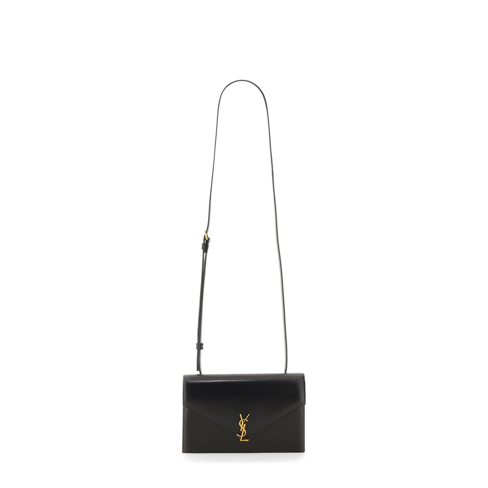 Cassandre Leather Crossbody Bags - Black