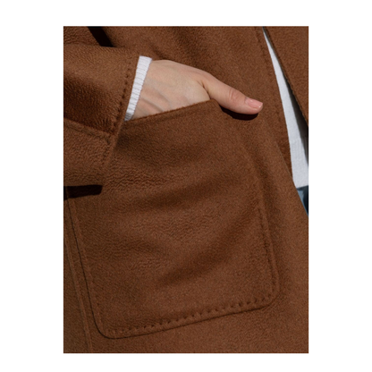 Cashmere Coat in Brown