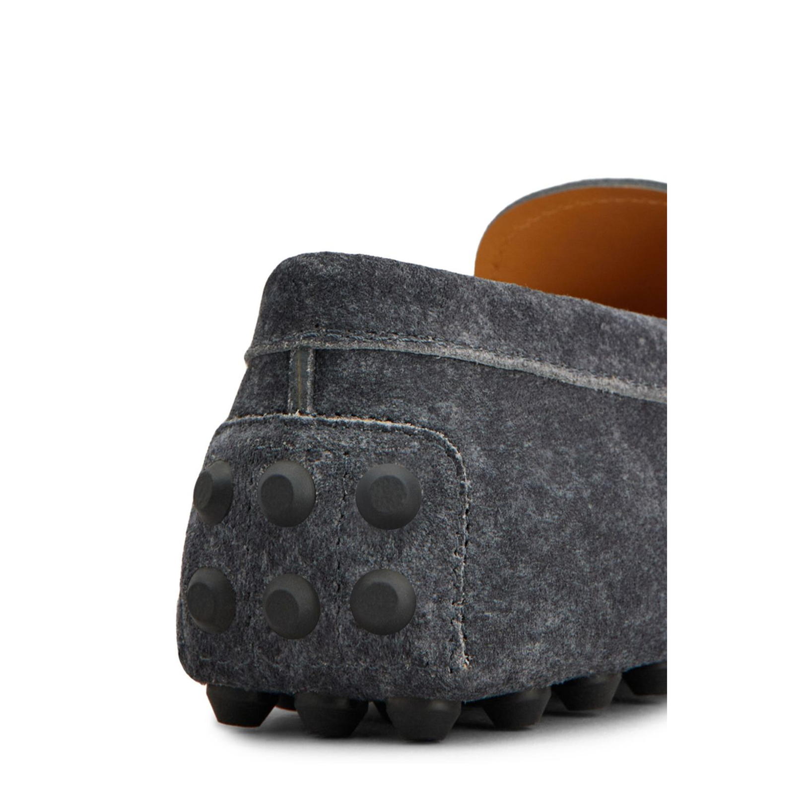 Dark Grey Almond Toe Loafers