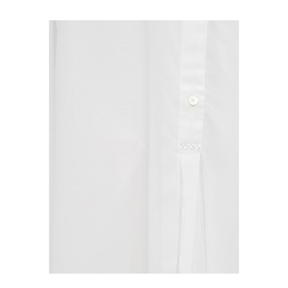 Long Sleeve Band Collar Shirt