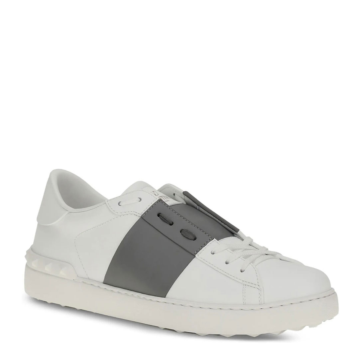 MAYFEYR - Valentino - Open Leather Sneakers With Contrast Band - YS0830BLU3DR