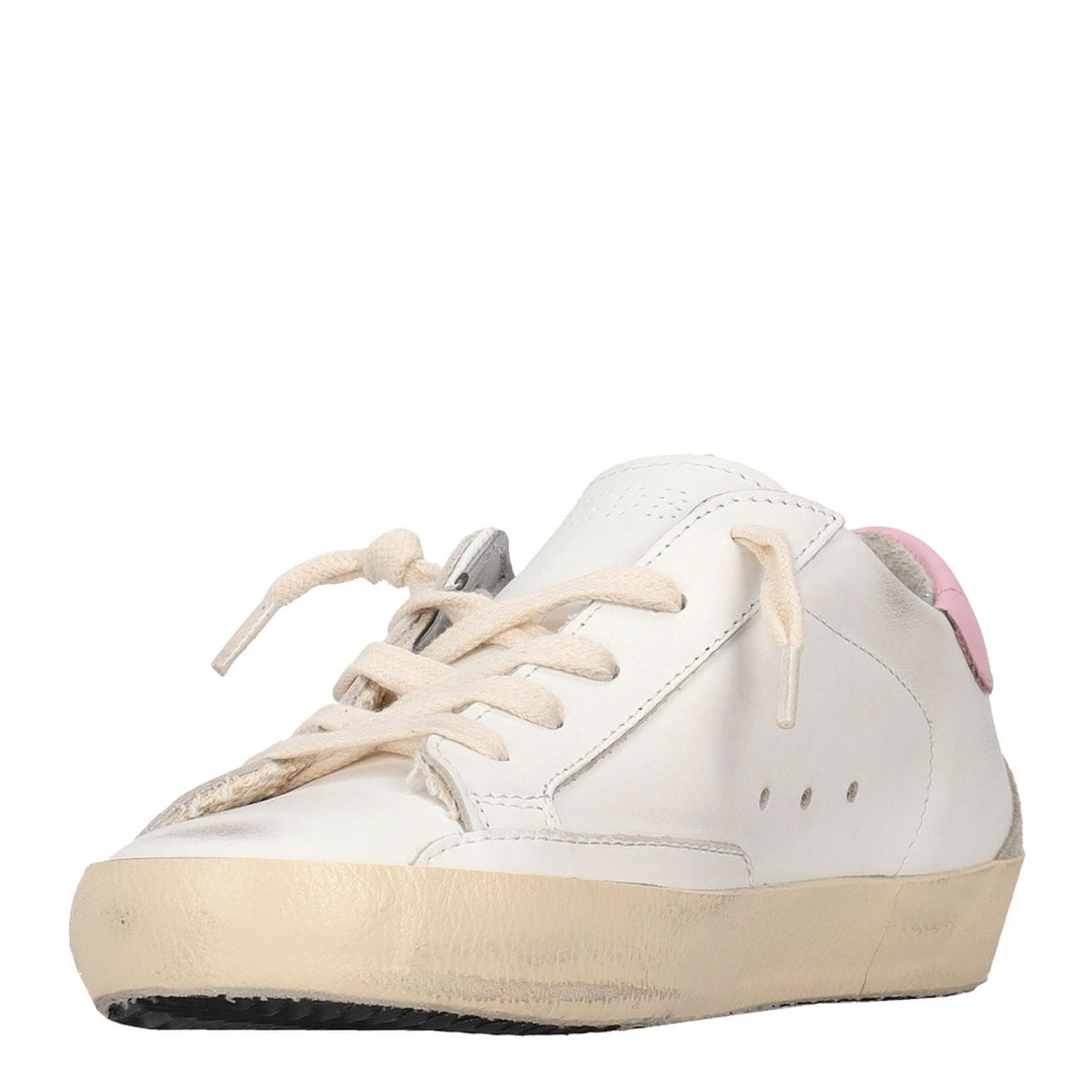 MAYFEYR - Golden Goose - Super Star Leather Upper And Heel Laminated Star Suede Spur - GYF00102F00466211531