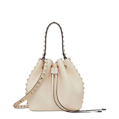 Rockstud Drawstring Bucket Bag