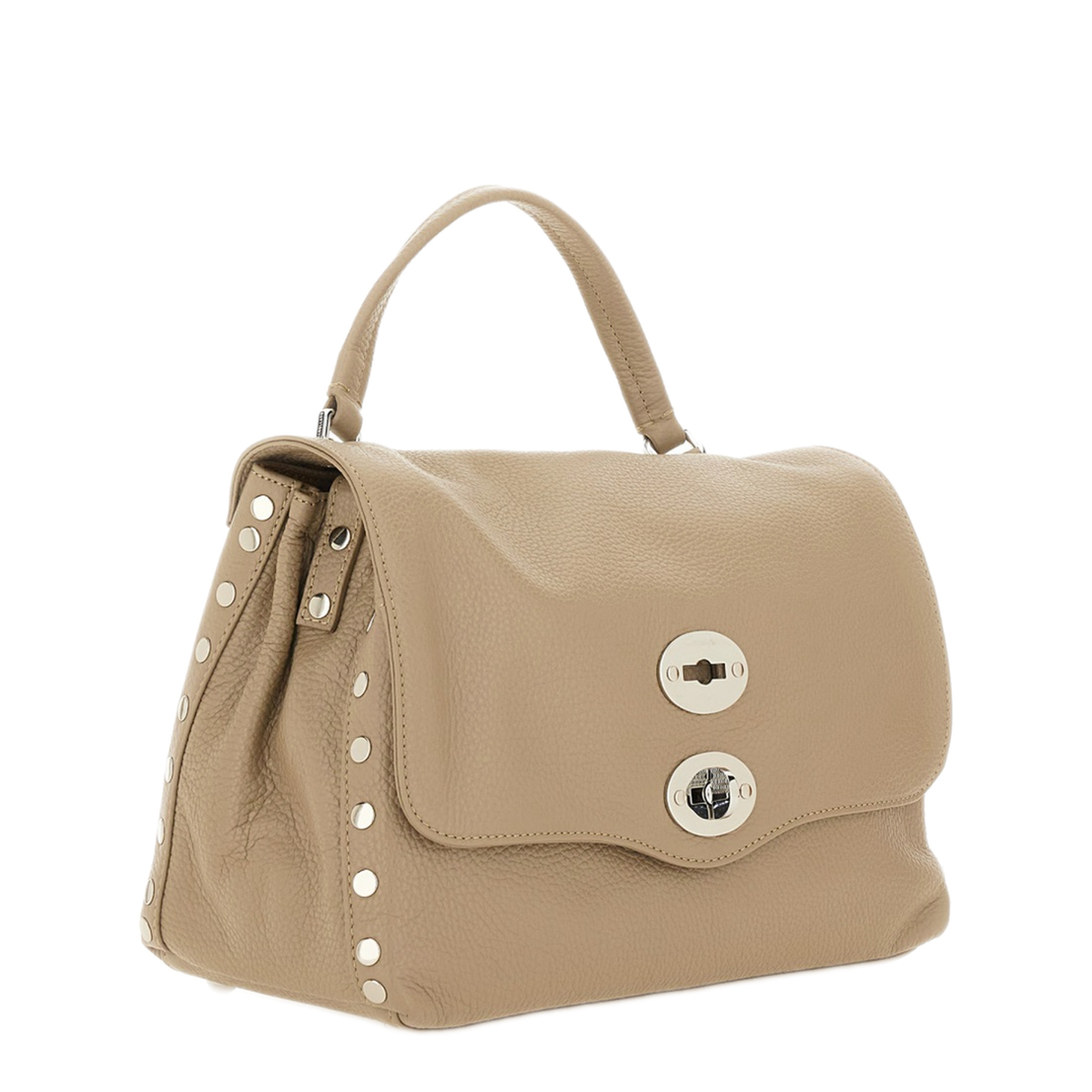 Postina Daily S Calfskin Shopping Bag - Grey Creta