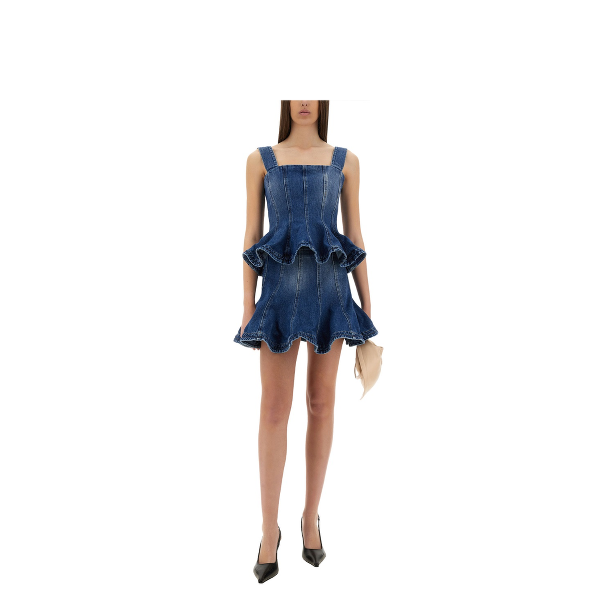 MAYFEYR - MSGM - Denim Skirt - 3842MDD23125724286
