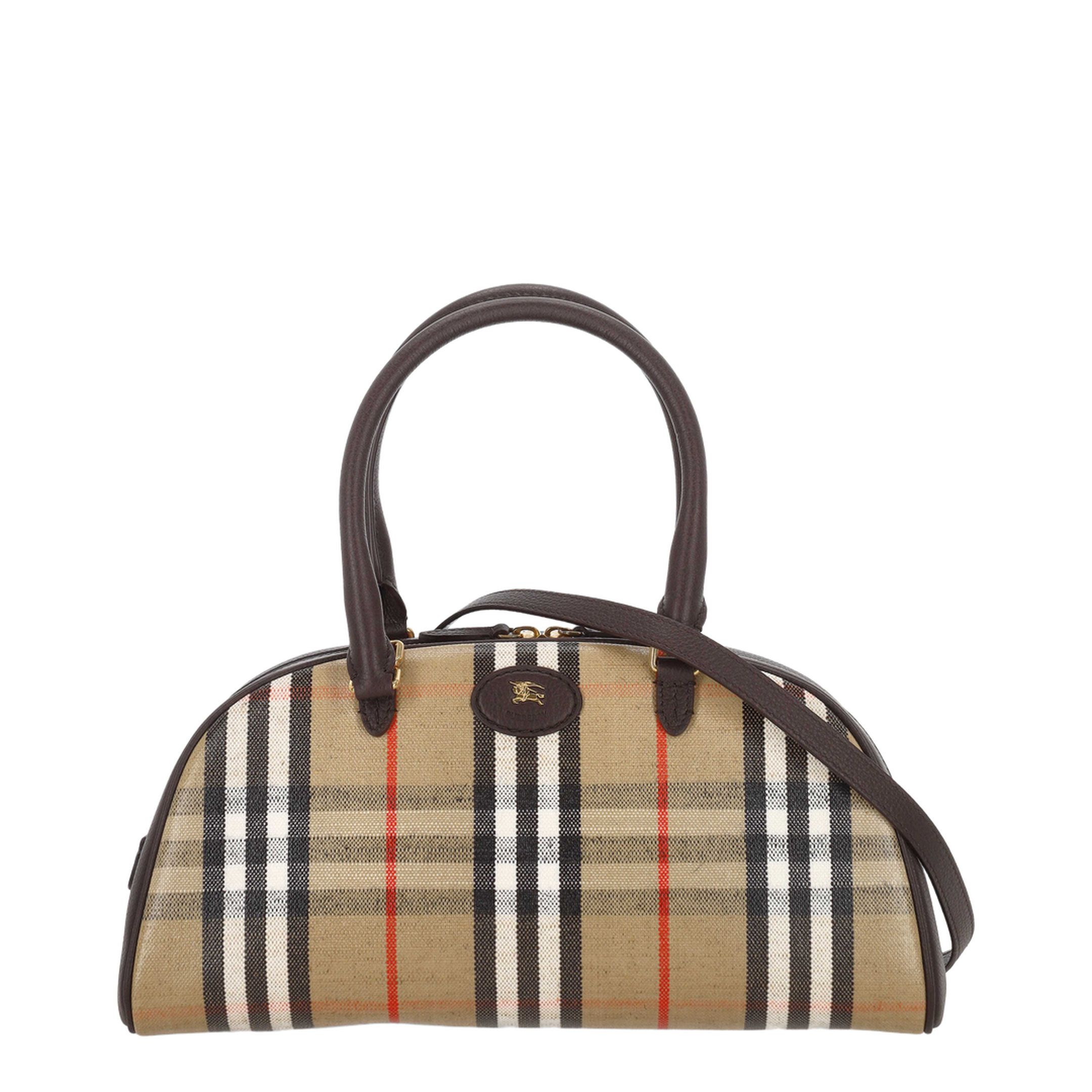 MAYFEYR - Burberry - Highlands Medium Handbag In Printed Canvas - 8117522X