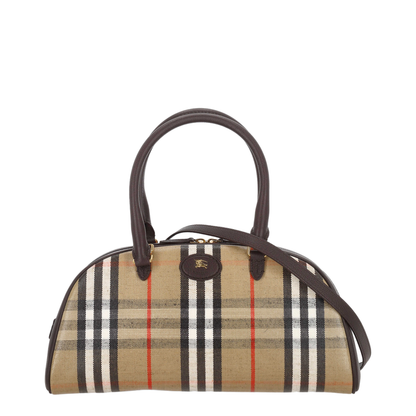 MAYFEYR - Burberry - Highlands Medium Handbag In Printed Canvas - 8117522X