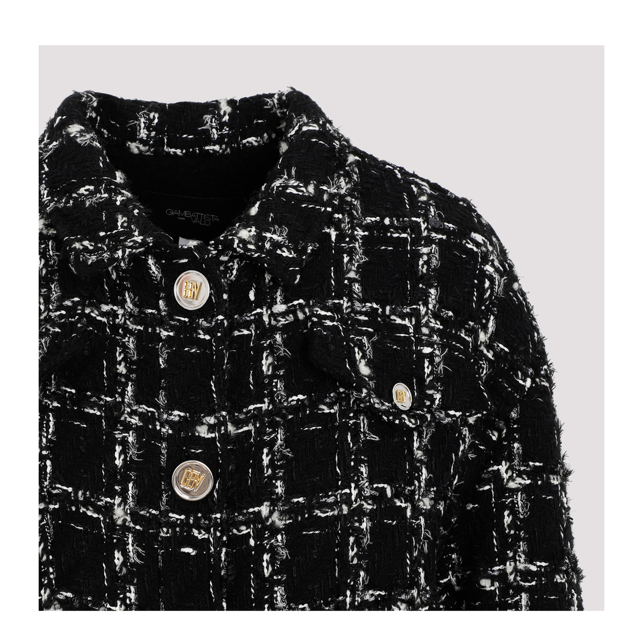 MAYFEYR - GIAMBATTISTA VALLI - Checked Boucl Coatr - 23FWPVZM800517CHEM091