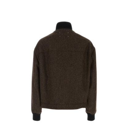 MAYFEYR - Maison Margiela - Zipped Herringbone Bomber Jacket - S67AM0122S54246003F