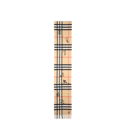 Giant Check Cashmere Scarf