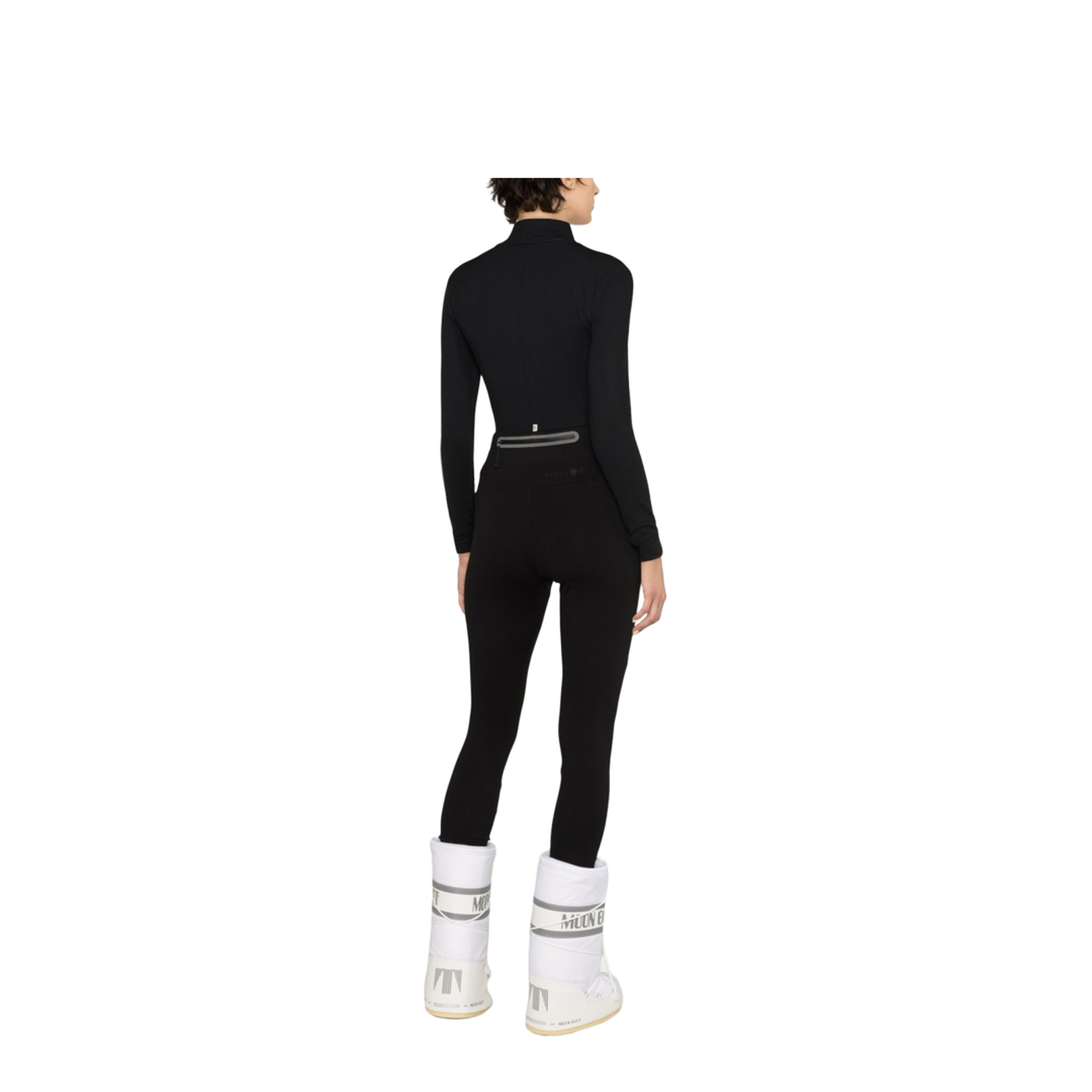 Black Technical Jersey Leggings