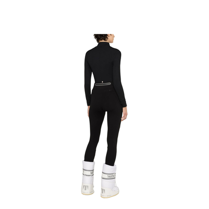 Black Technical Jersey Leggings