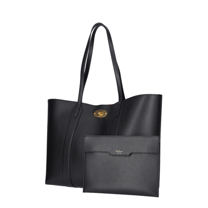 Tote Bag with Front Turn-Lock Closure