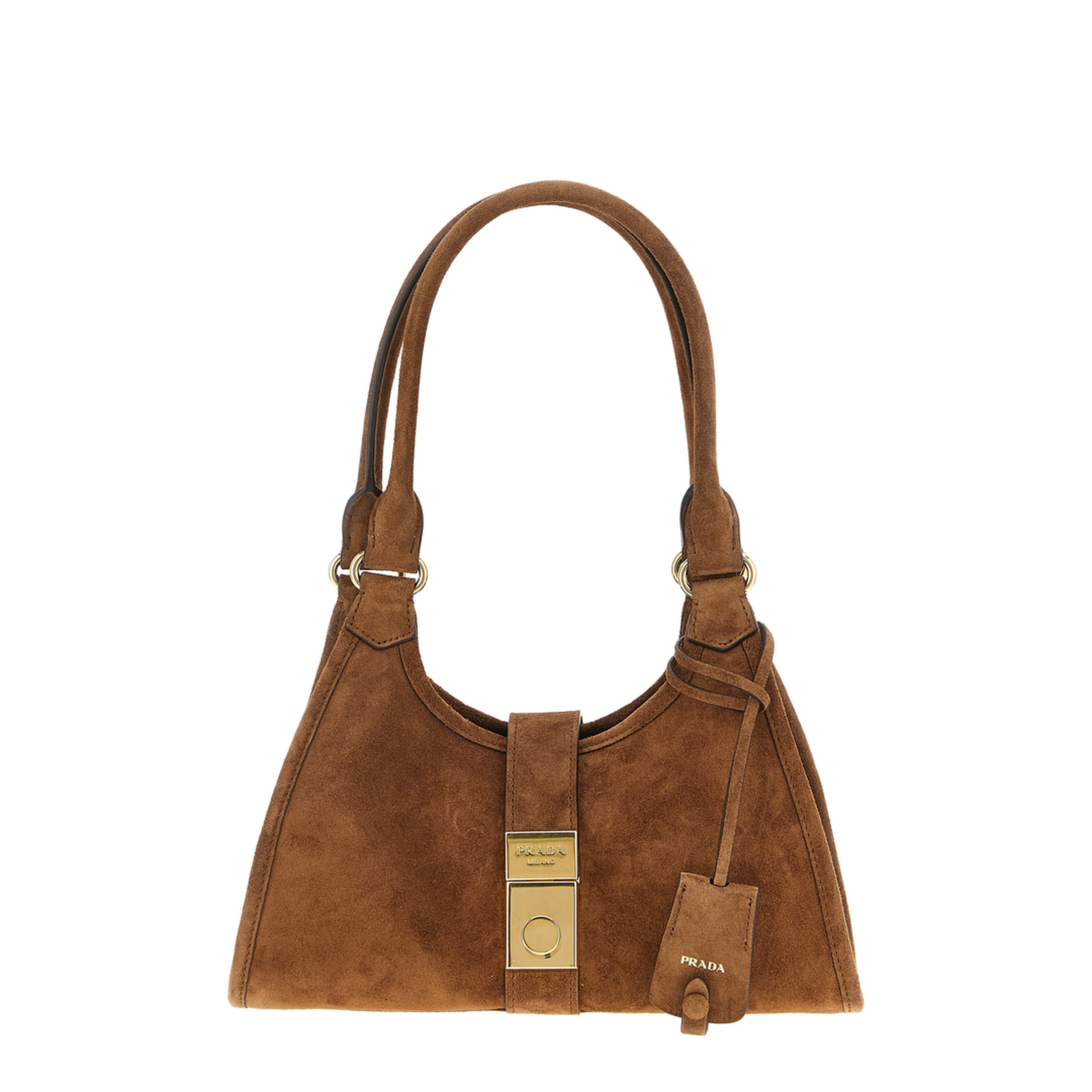 Small Suede Shopping Bag