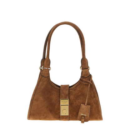 Small Suede Shopping Bag
