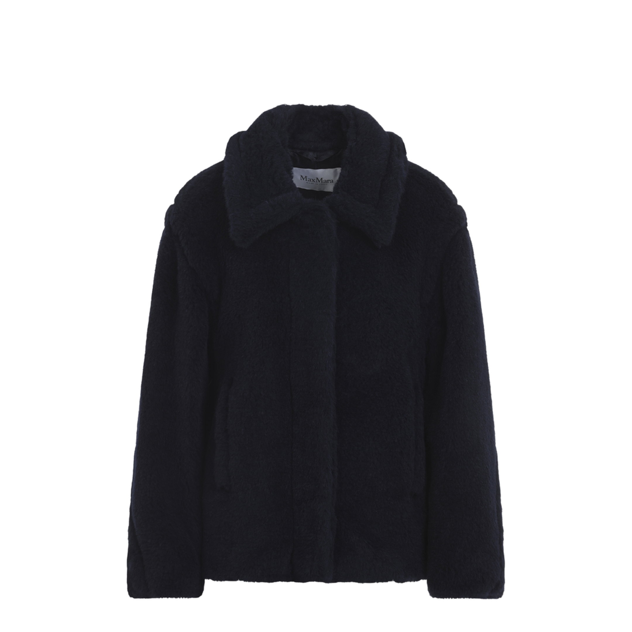 MAYFEYR - Max Mara - Fuggito Short Blue Teddy Coat - 2611081021600