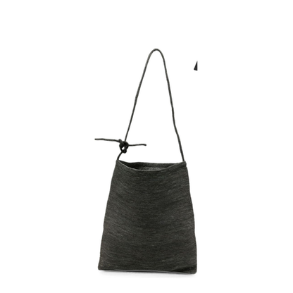 MAYFEYR - Sophie Digard - Dark Grey Woven Effect Shoulder Bag - S147/CRUF/L/RDOUTER