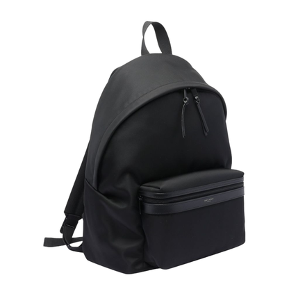 City Leather Backpack - Black