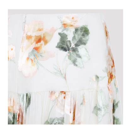 MAYFEYR - Zimmermann - Carousel Burnout Midi Skirt - 7883SS263