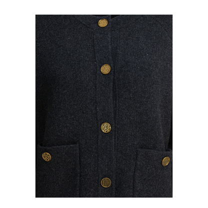 MAYFEYR - Toteme - Wool Blend Cardigan - 261-WRT4357-YA0279-315CHARCOAL