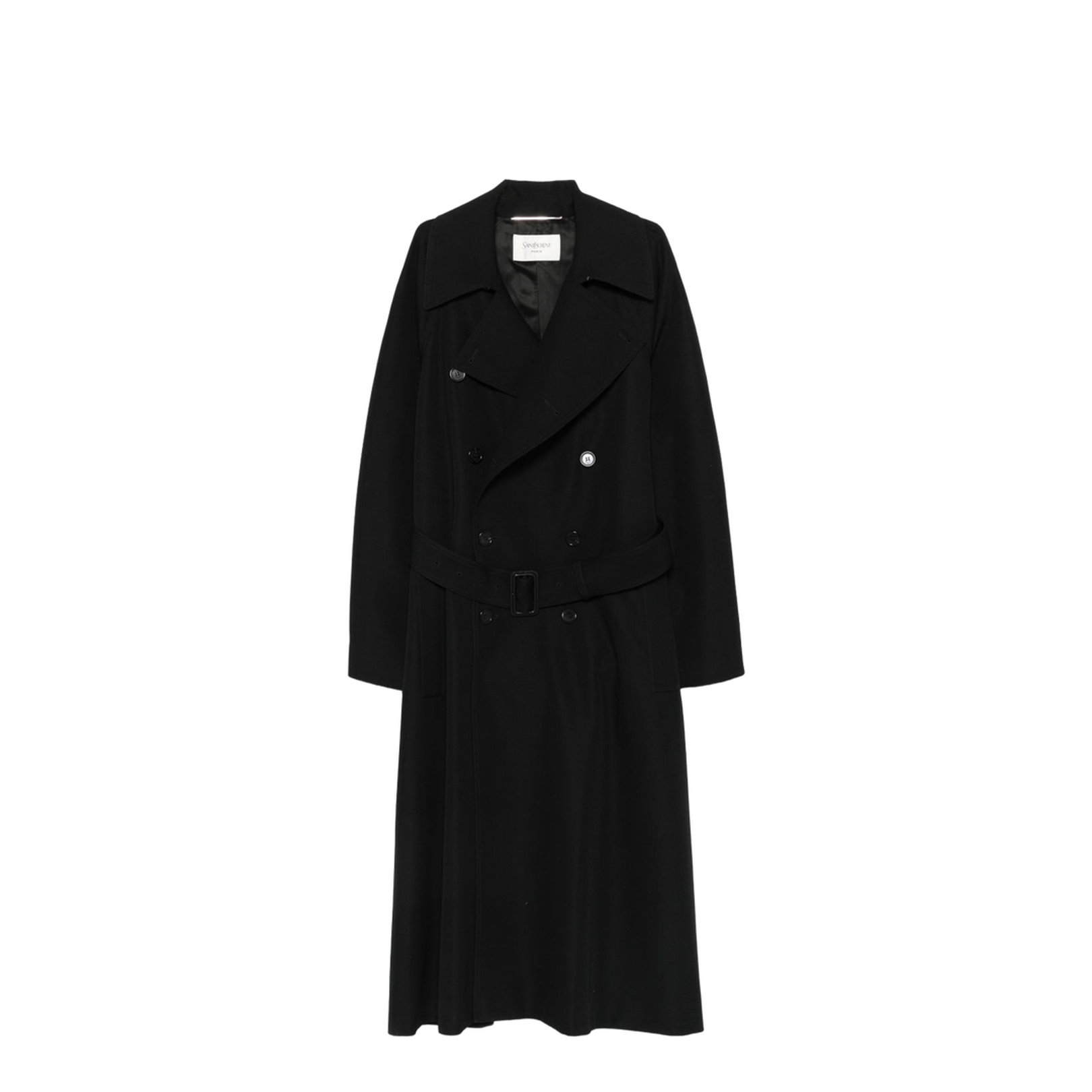 Long Coat in Grain de Poudre