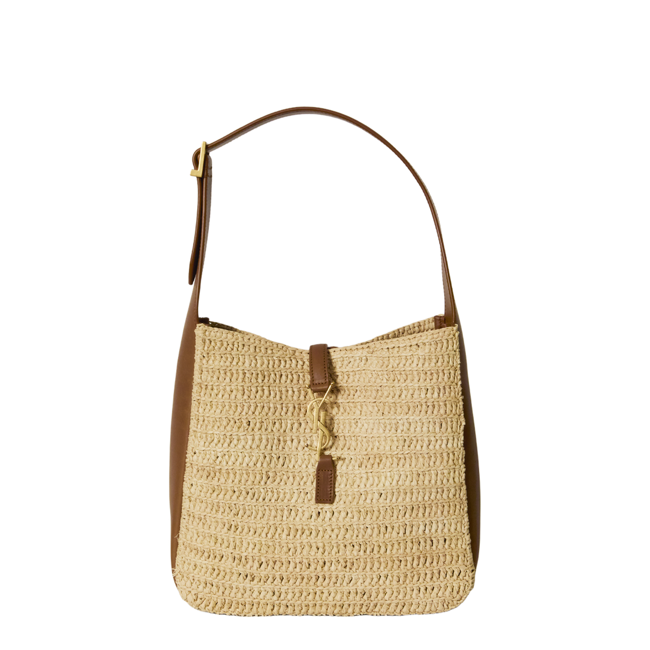 LE 5 À 7 Supple Small In Raffia And Leather