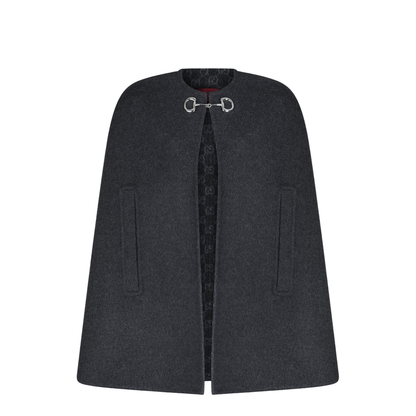Wool and Silk Cape with Clamp