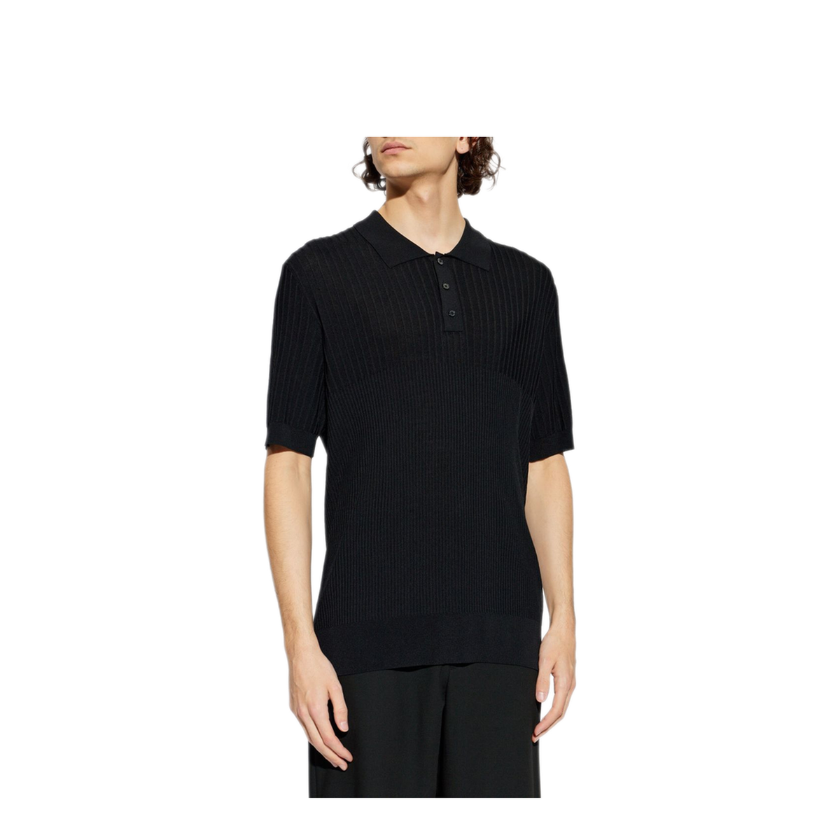 MAYFEYR - Golden Goose - Ribbed Polo Shirt - GMP01412P00240090100