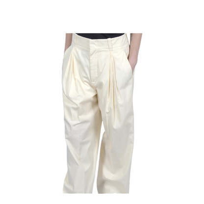 MAYFEYR - Bottega Veneta - Trousers Ivory - 793118V3Y607098