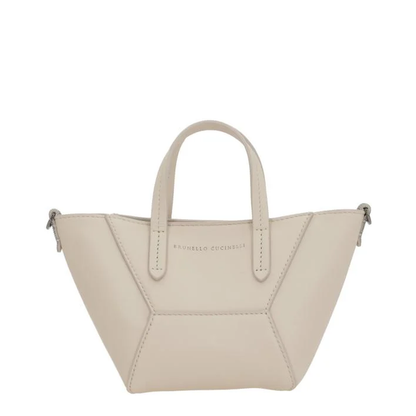 Duo Mini Tote Bag in Smooth Leather