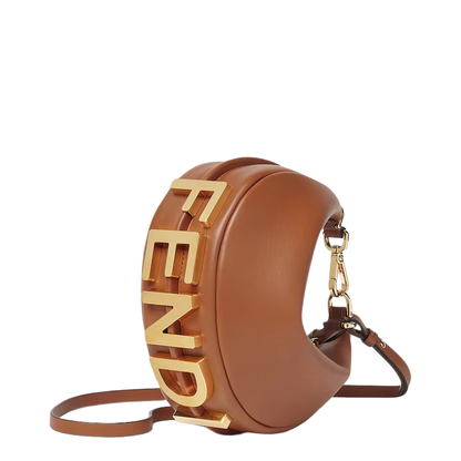 Fendigraphy Mini Calfskin Mini Bag - Brown
