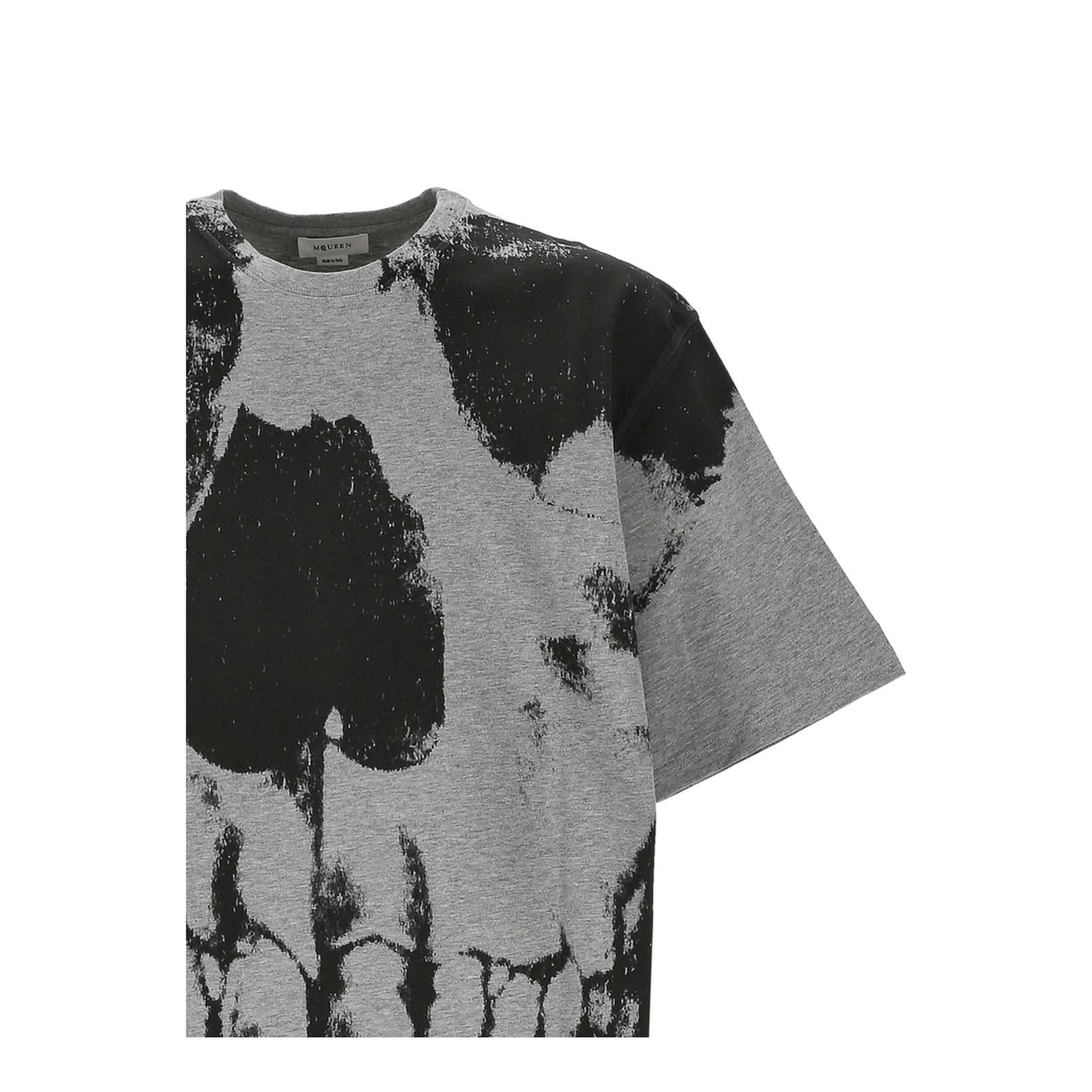 Skull Print Cotton T-Shirt