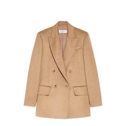 Sable Baby Camel Drap Blazer