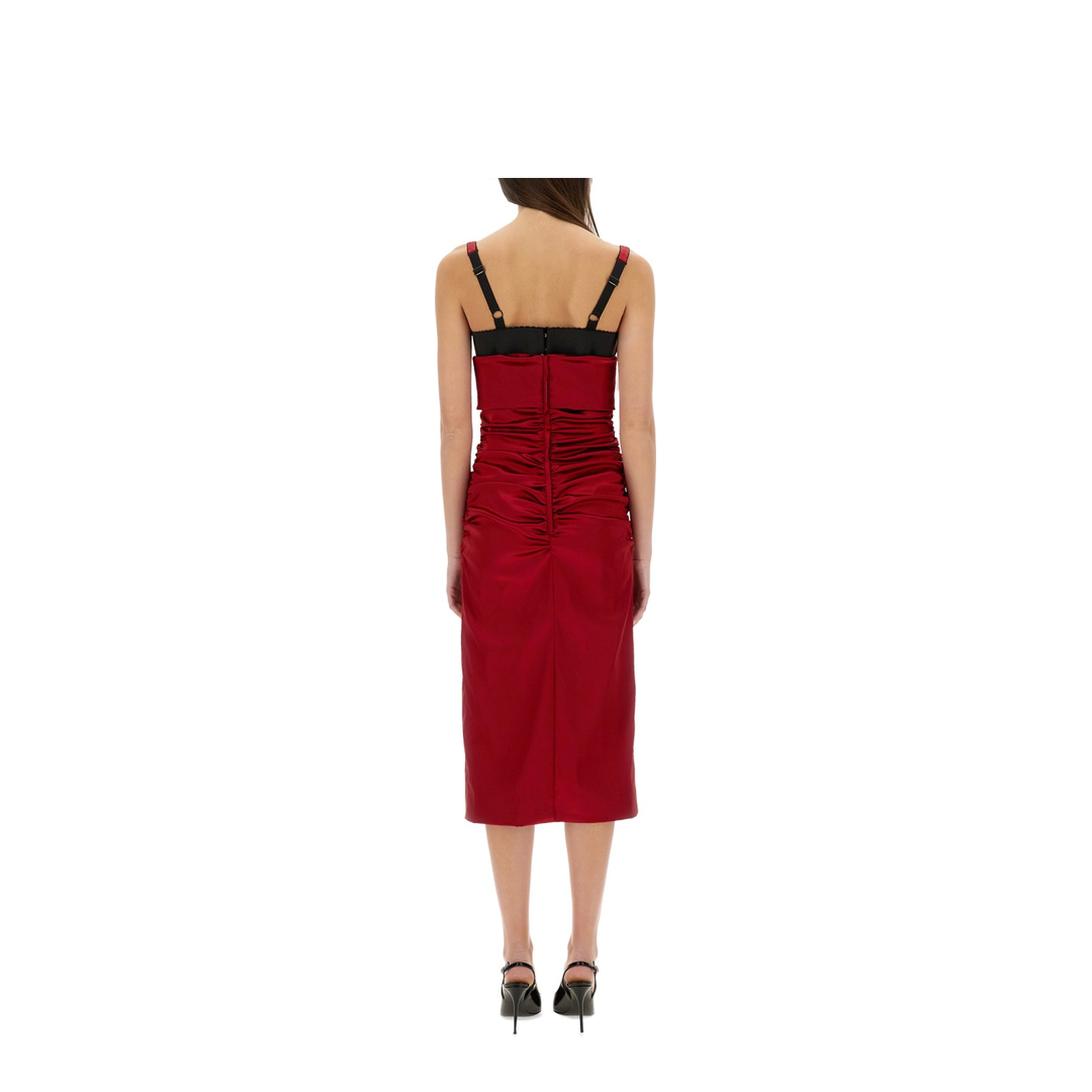 Longuette Dress with Cone Cups