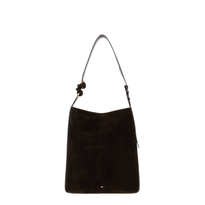 MAYFEYR - Anya Hindmarch - Ringo Bucket Bag In Suede - 5050925200363TRUFFLE