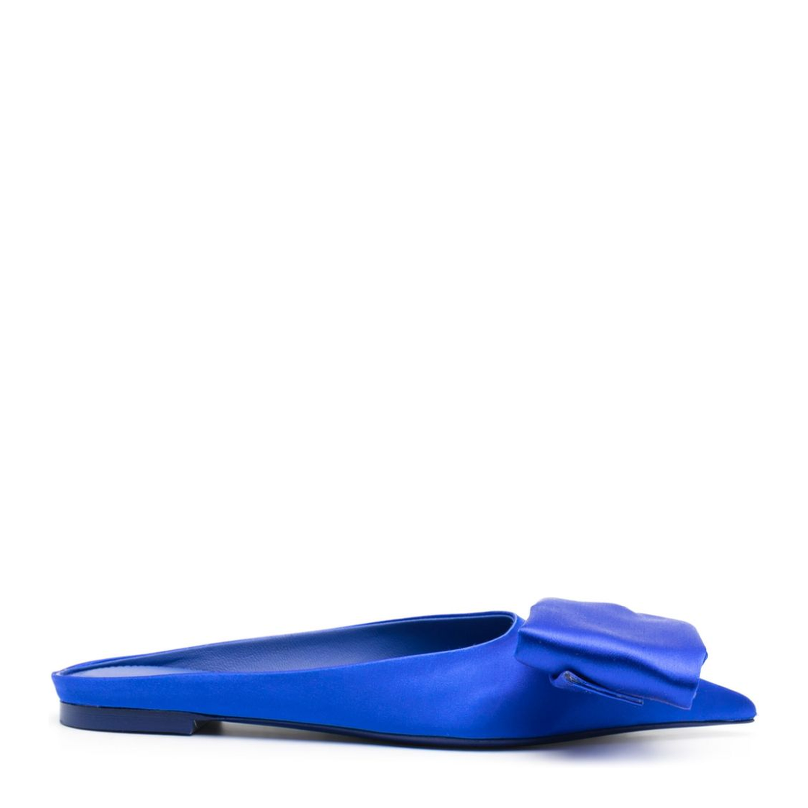 Royal Blue Satin Sandals