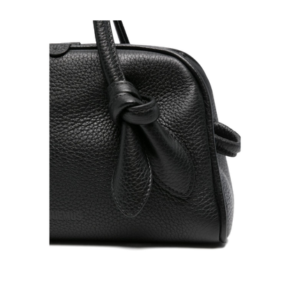 Le Petit Turismo Grained Calfskin Bowling Bag - Black