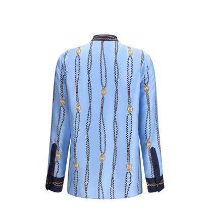 MAYFEYR - Gucci - Silk Printed Shirt - 856109ZAUK5