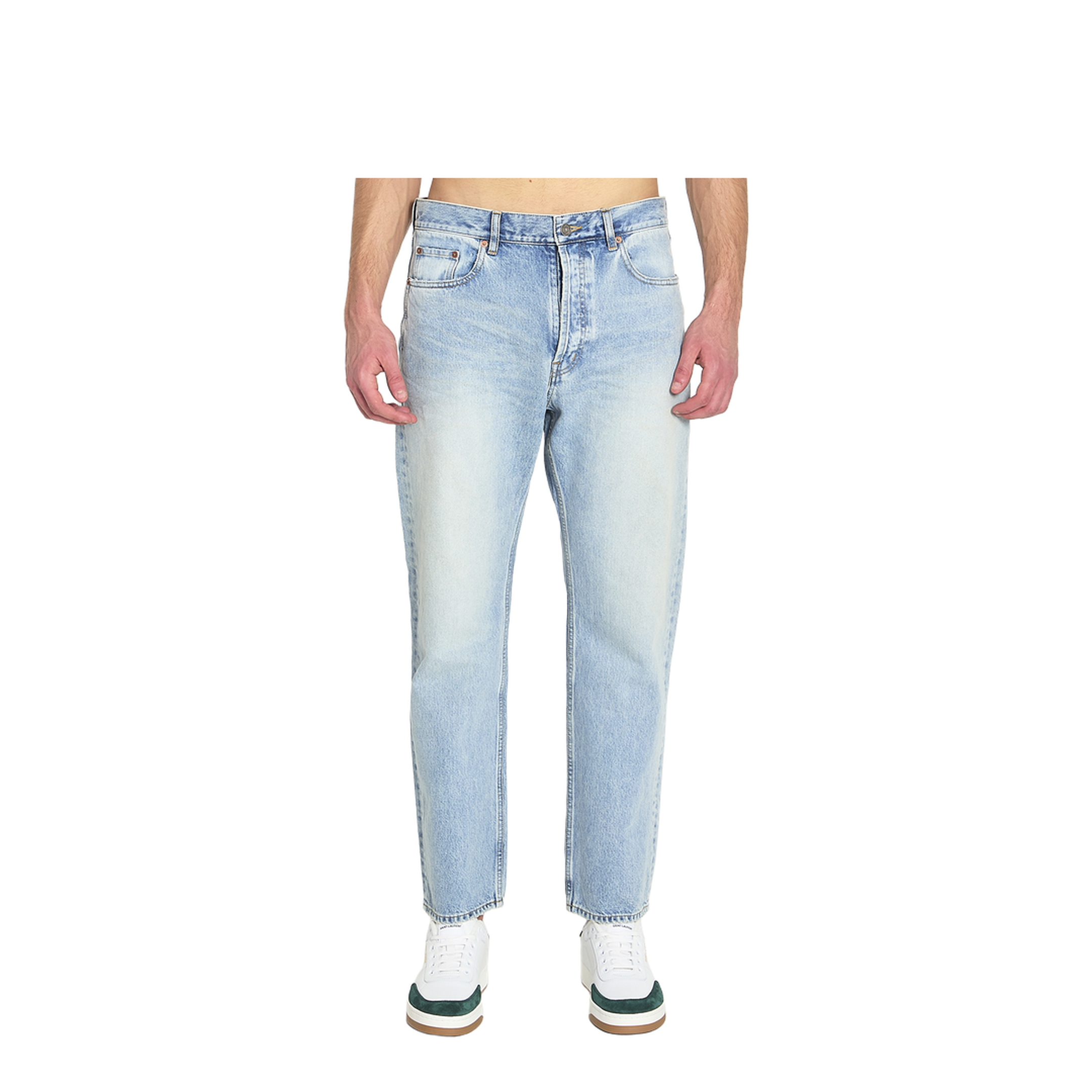 Loose Straight Denim Pants