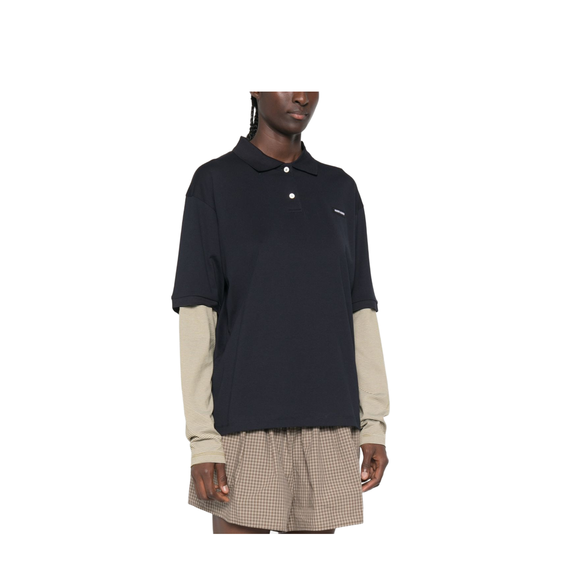 MAYFEYR - Miu Miu - T-Shirts And Polos Navy - MJL07617ORF0UD9