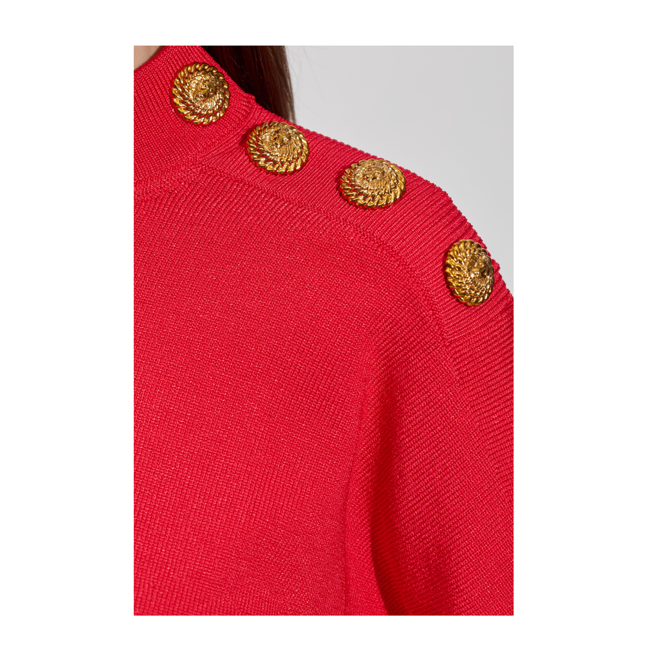 Short Flared Knit Dress Pink