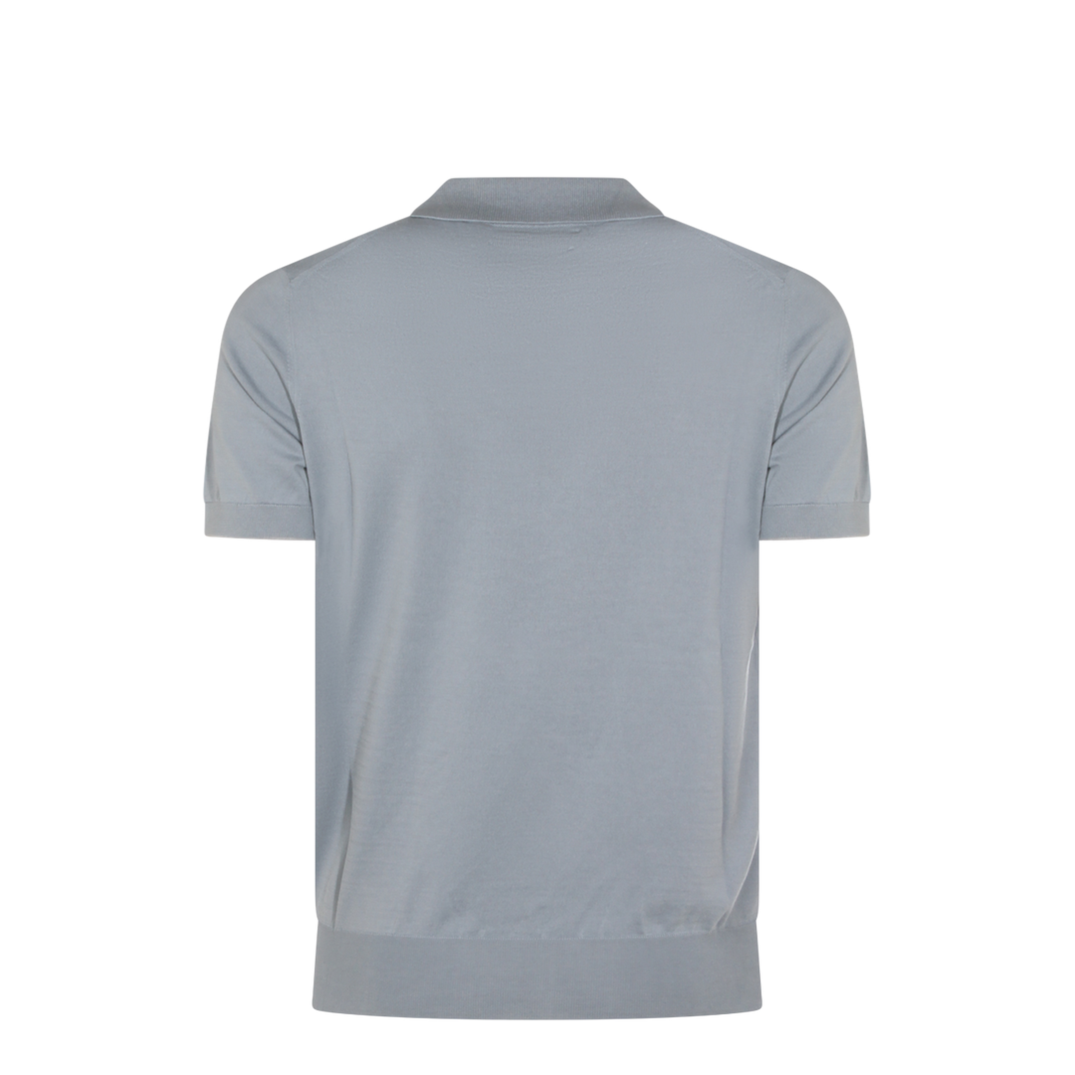 Polo Shirt Silk Nylon Blue