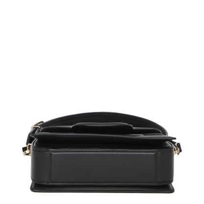 Black Leather Shoulder Bag