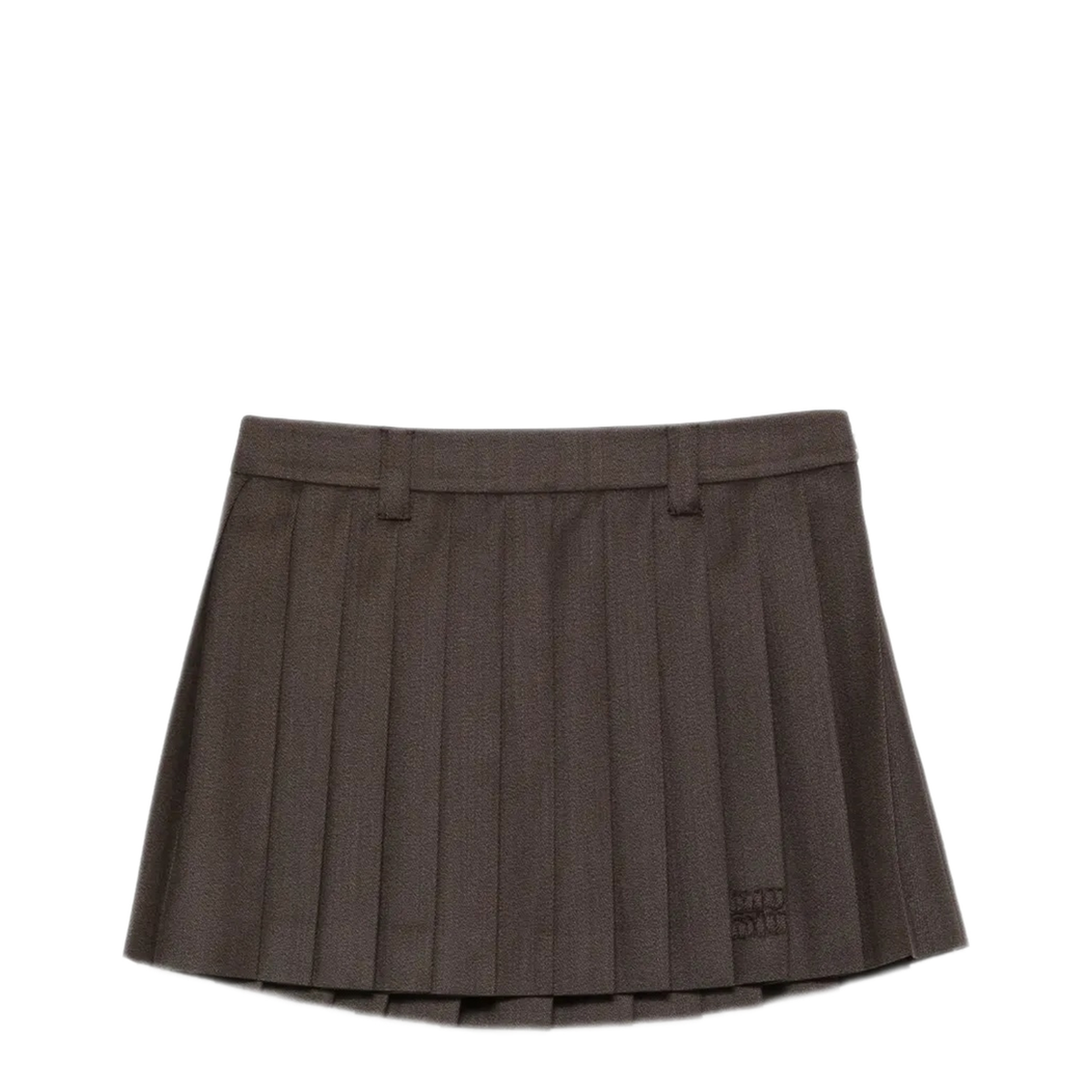 MAYFEYR - Miu Miu - Virgin Wool Mini Skirt - MG2348SOOO180RF0324