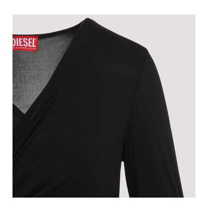 MAYFEYR - Diesel - T Crissy Plain Black Acetate Top - A189200BLBC9XX