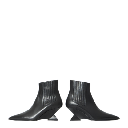 MAYFEYR - The Attico - Cheope Black Ankle Boots - 261WSH00921019AA100
