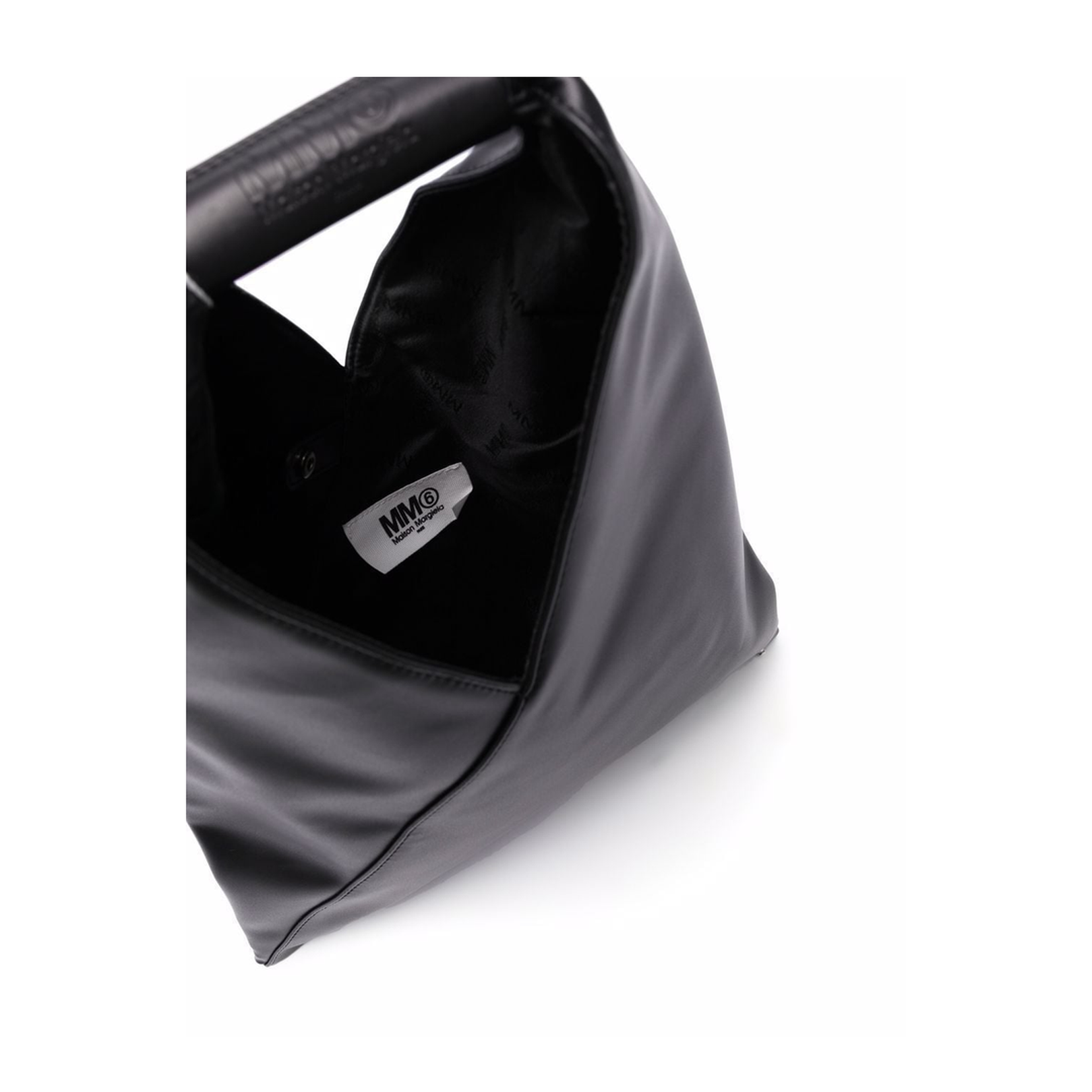 Black PU Leather Japanese Knot Bag